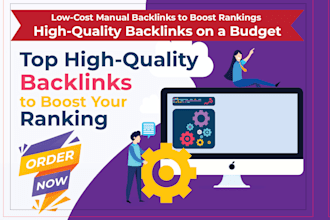 create high authority manual SEO profile backlinks