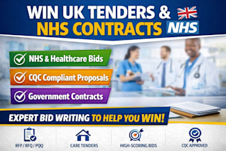 write winning nhs tender bids UK healthcare social care proposals cqc compliant