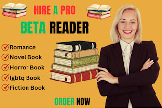 beta read your igbtq story, horror romance, novel, fiction, gay or erotical book