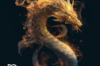 create original dragon design