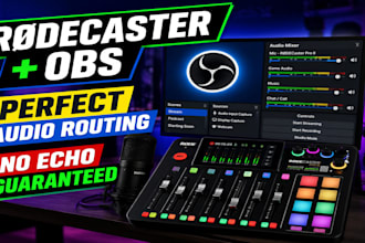 connect rodecaster pro ii to obs with perfect audio routing no echo
