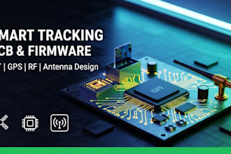 create professional smart tracking pcb, firmware and iot solutions