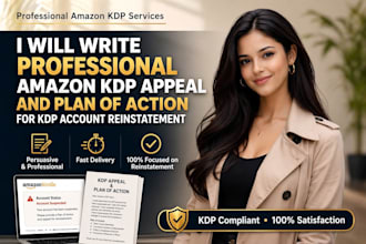 do professional kdp appeal and plan of action 4 amazon kdp account reinstatement