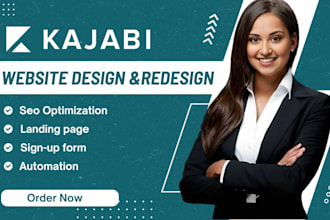 kajabi website design kajabi online course landing page