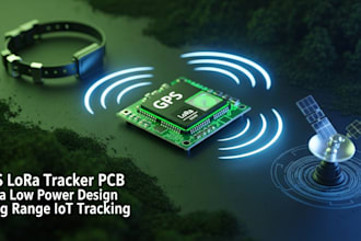 design ultra low power gps lora tracking pcb for wildlife devices