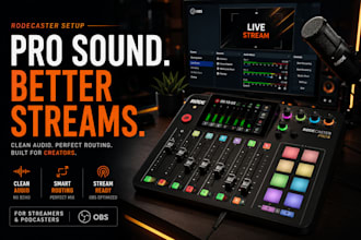 setup and fix rodecaster proii or duo with obs audio routing