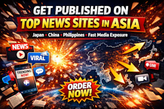 distribute press release on top news sites in japan, china, philippines and asia