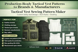 create sewing patterns, grading, and pattern editing