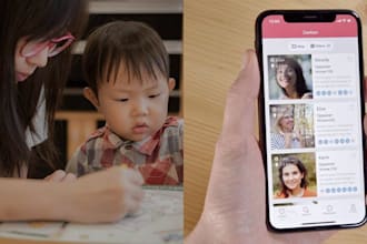 develop baby sitting app, day care app, baby monitor app like babycam luna