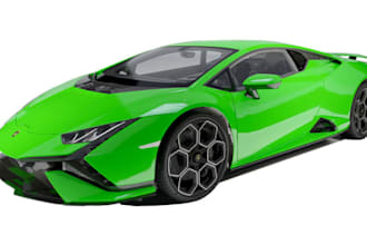 build 3d automotive car gtav and fivem ready car design and sci fi car modeling