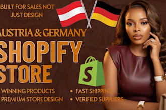 create german shopify store with eu vat and gdpr setup, austria ioss ready