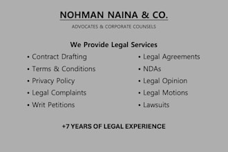 your lawyer for legal agreements,contracts,terms and conditions,ndas,lawsuits