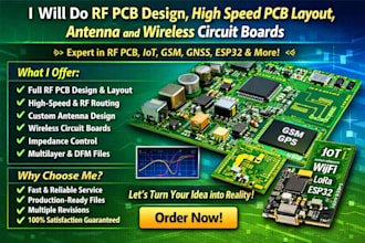 do rf pcb design, high speed pcb layout, antenna and wireless circuit boards