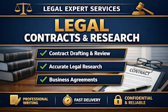 review legal contracts and conduct accurate legal research
