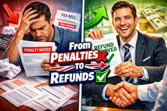 resolve hmrc tax penalties, amend returns, and claim UK tax refunds