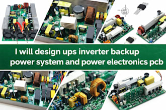 design ups inverter backup power system and power electronics pcb