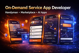 build handyman app, on demand multi service app, ai app and platform