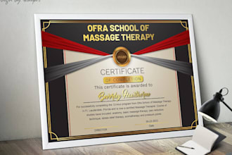 create luxury and creative certificate design