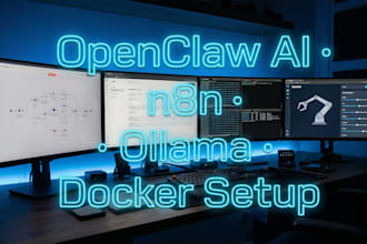 setup openclaw ai, n8n automation clawbot moltbot ollama docker vps mac mini gpt