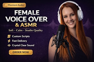 record nsfw narration female custom erotic  adult asmr voice over
