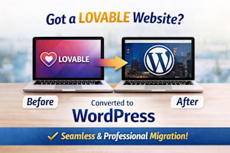 clone convert migrate rebuild lovable website into wordpress