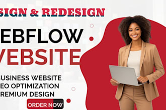 design webflow website, webflow landing page, figma to webflow as webflow expert