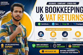 do UK business bookkeeping, vat return in sage 50, xero, quickbooks or freeagent