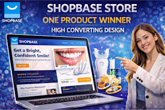 create shopbase plusbase dropshippig store one product store