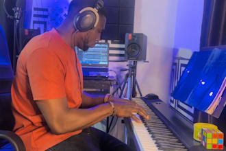 professionally play gospel piano for your songs