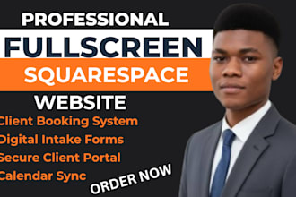 design squarespace therapy website with client booking and intake forms