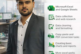 be your excel expert for data analysis and dashboards
