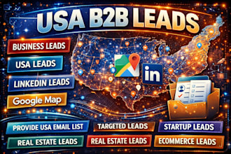 do USA email list targeted leads startup leads real estate leads ecommerce leads