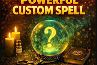 cast powerful custom spell for your exact intention