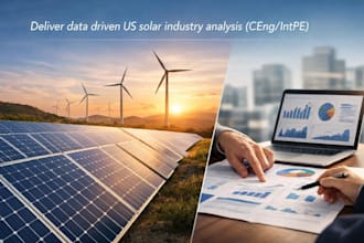 deliver data driven US solar industry analysis ceng, intpe