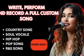 write a custom lyrics for your custom song or theme