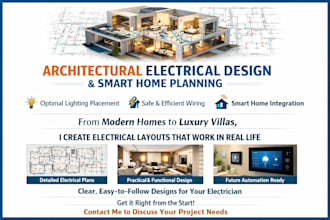 design smart home electrical wiring and lighting layout