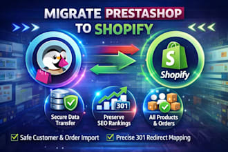 migrate your website to prestashop with SEO safe data transfer