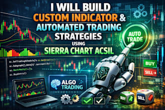 build custom indicator and automated trading strategies using sierra chart acsil