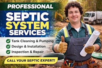 provide professional septic tank cleaning, installation and maintenance services