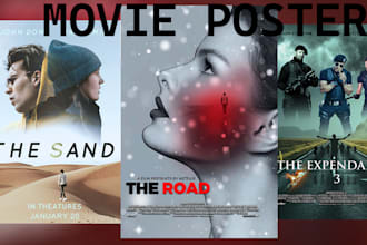 design movie poster for you