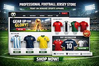 build squarespace wix worldcup football website design sport jersey website SEO