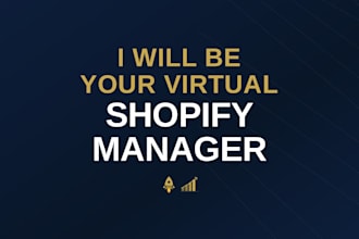 be your expert shopify website manager