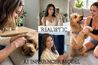 create custom ai influencer model