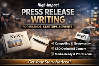 high impact press release writing for brands startups and events