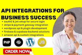 integrate oauth2, jwt, social login, stripe API, wordpress, firebase, supabase