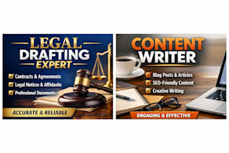 provide legal drafting contracts content writing