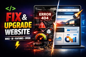 fix website bugs, errors, HTML CSS and PHP issues