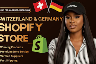 design german shopify store with eu tax setup eu supplier, swiss shopify website
