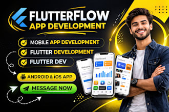 build flutter flow app, mobile app development flutter development flutter dev