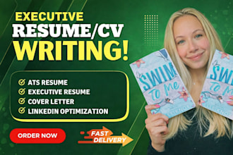 write a resume for executives CV cover letter optimize linkedin sales marketing
